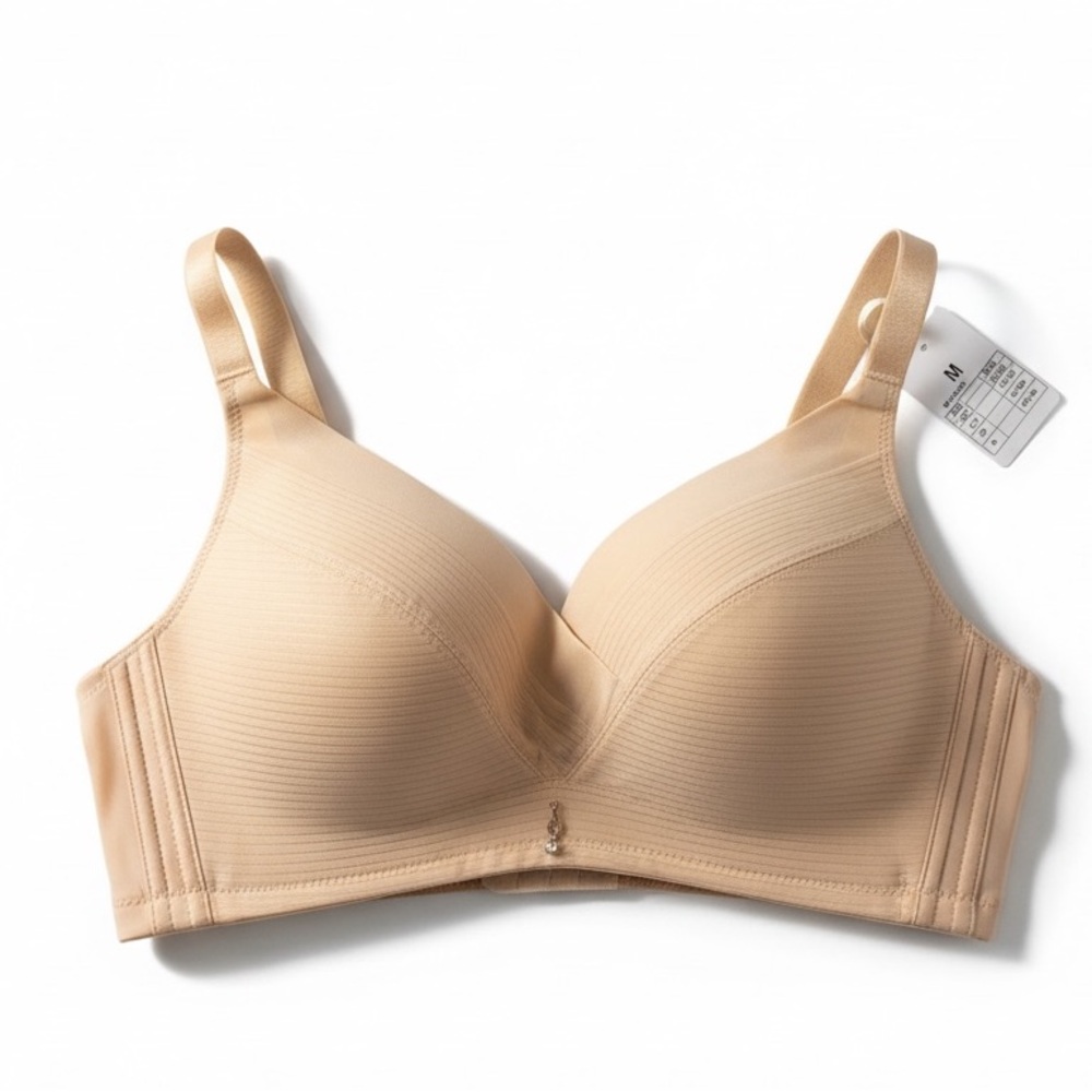 Wireless Contour Bra Nude Peach Size 40/90 Medium Support NWT